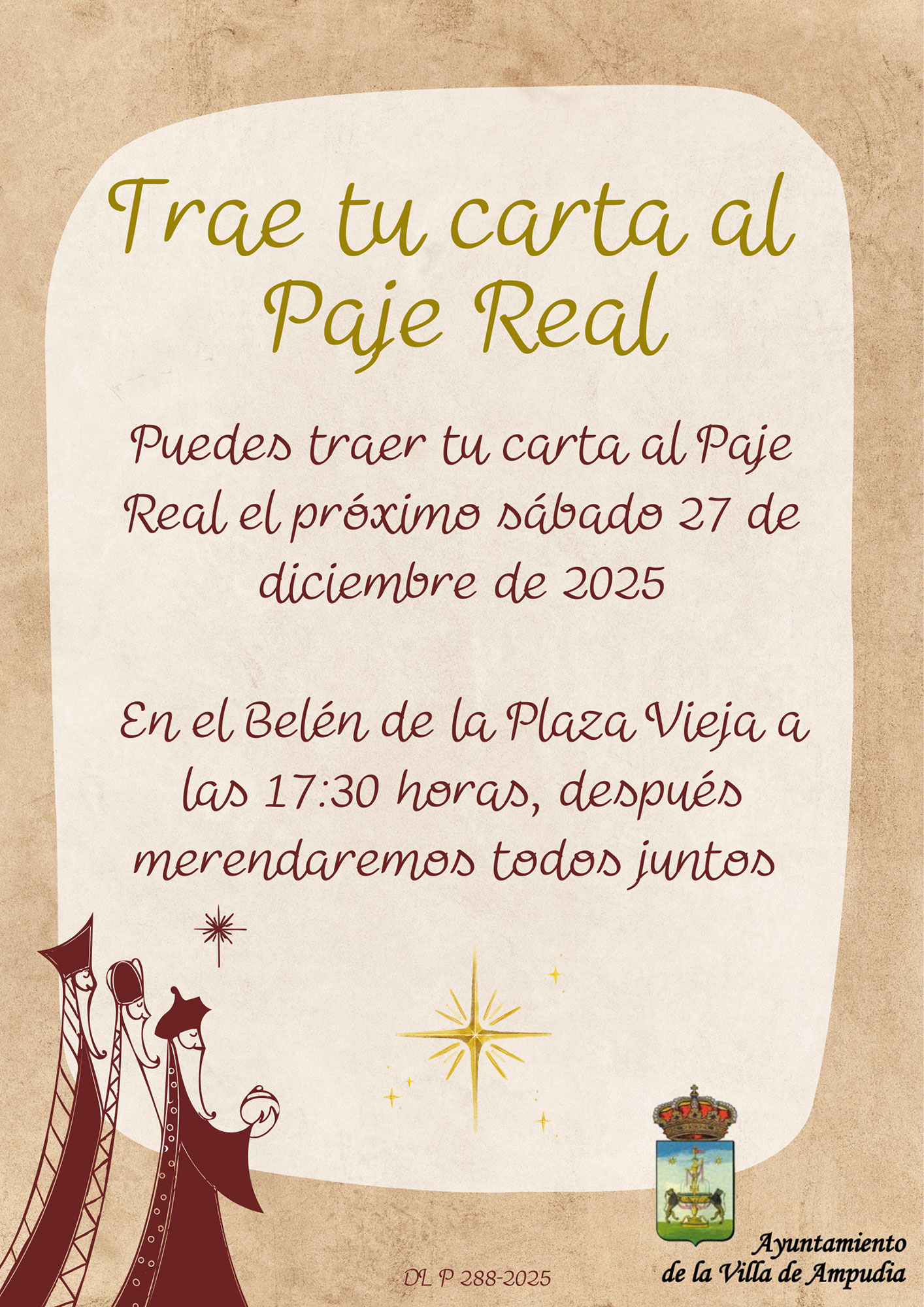 Trae tu carta al Paje Real