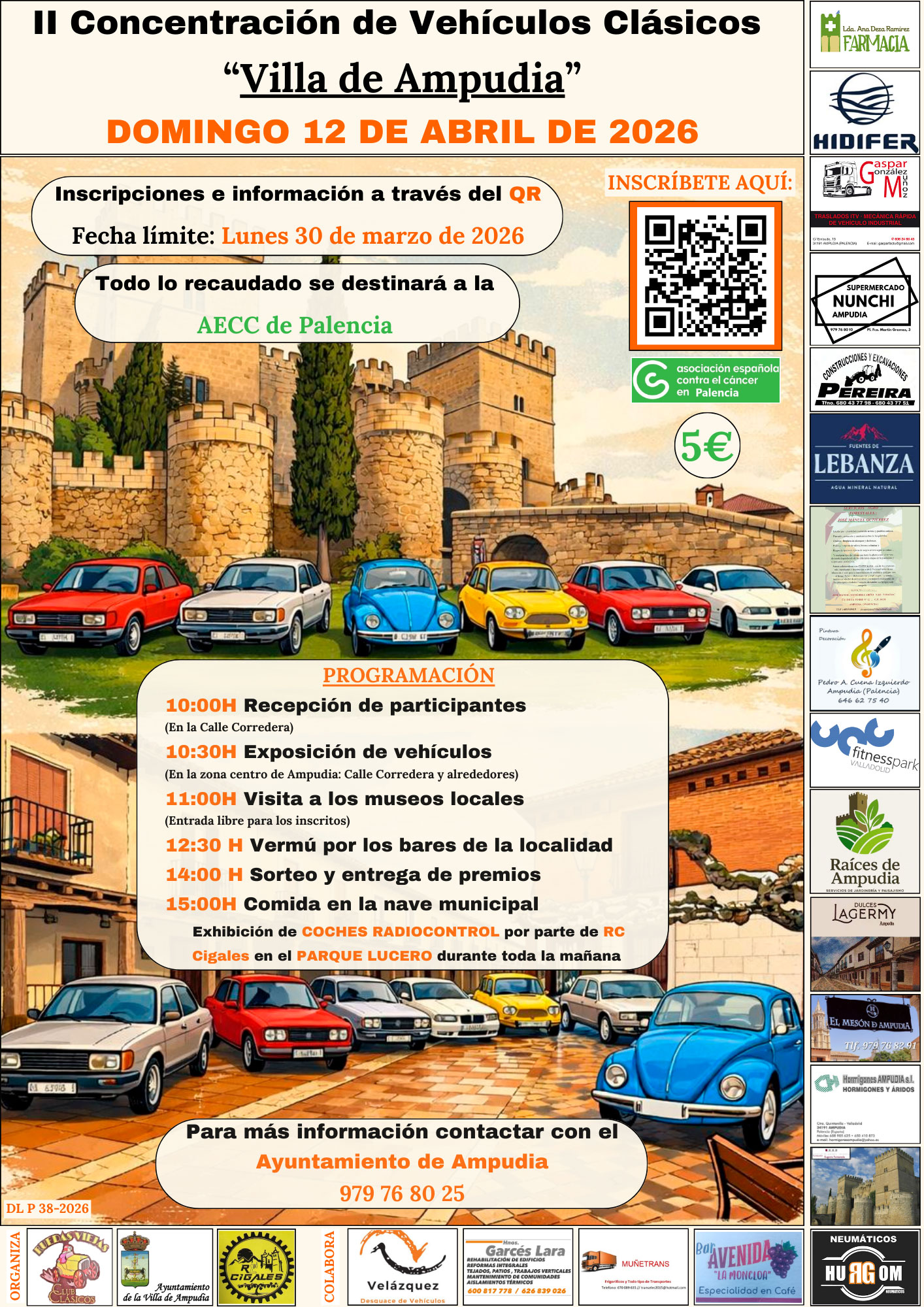 II Concentración de Vehículos Clásicos «Villa de Ampudia»