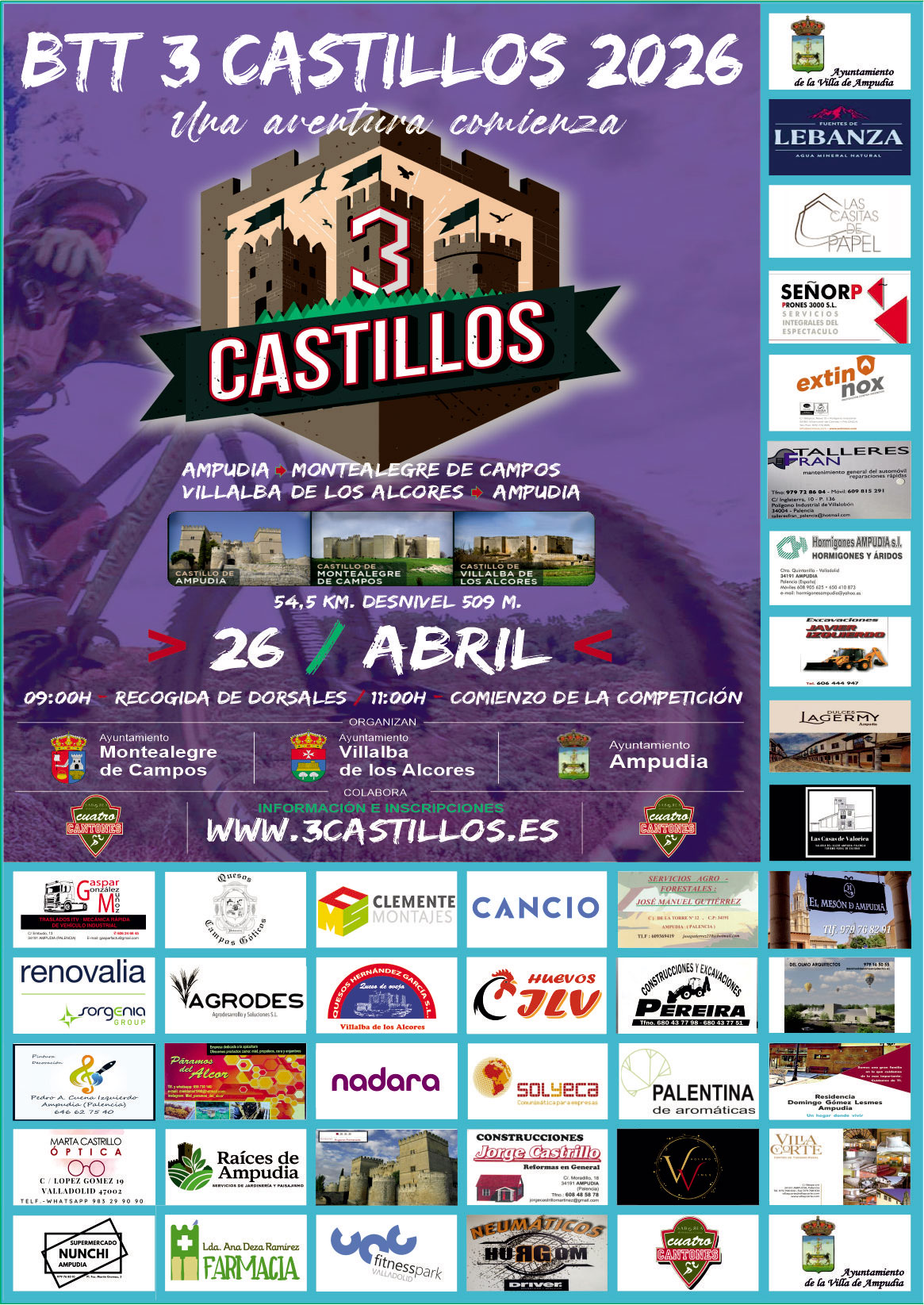 BTT 3 Castillos 2026