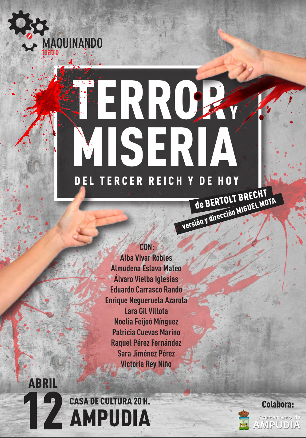 Teatro: Terror y Miseria del Tercer Reich y de hoy