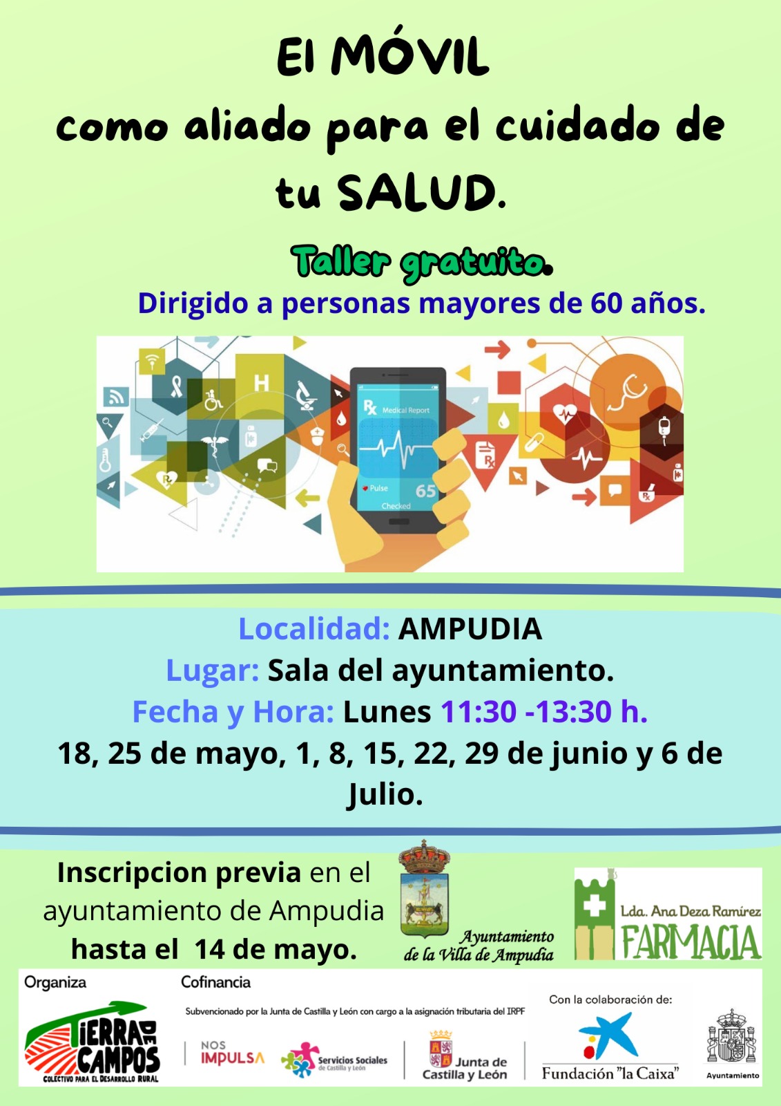Taller gratuito: El móvil como aliado para el cuidado de tu salud
