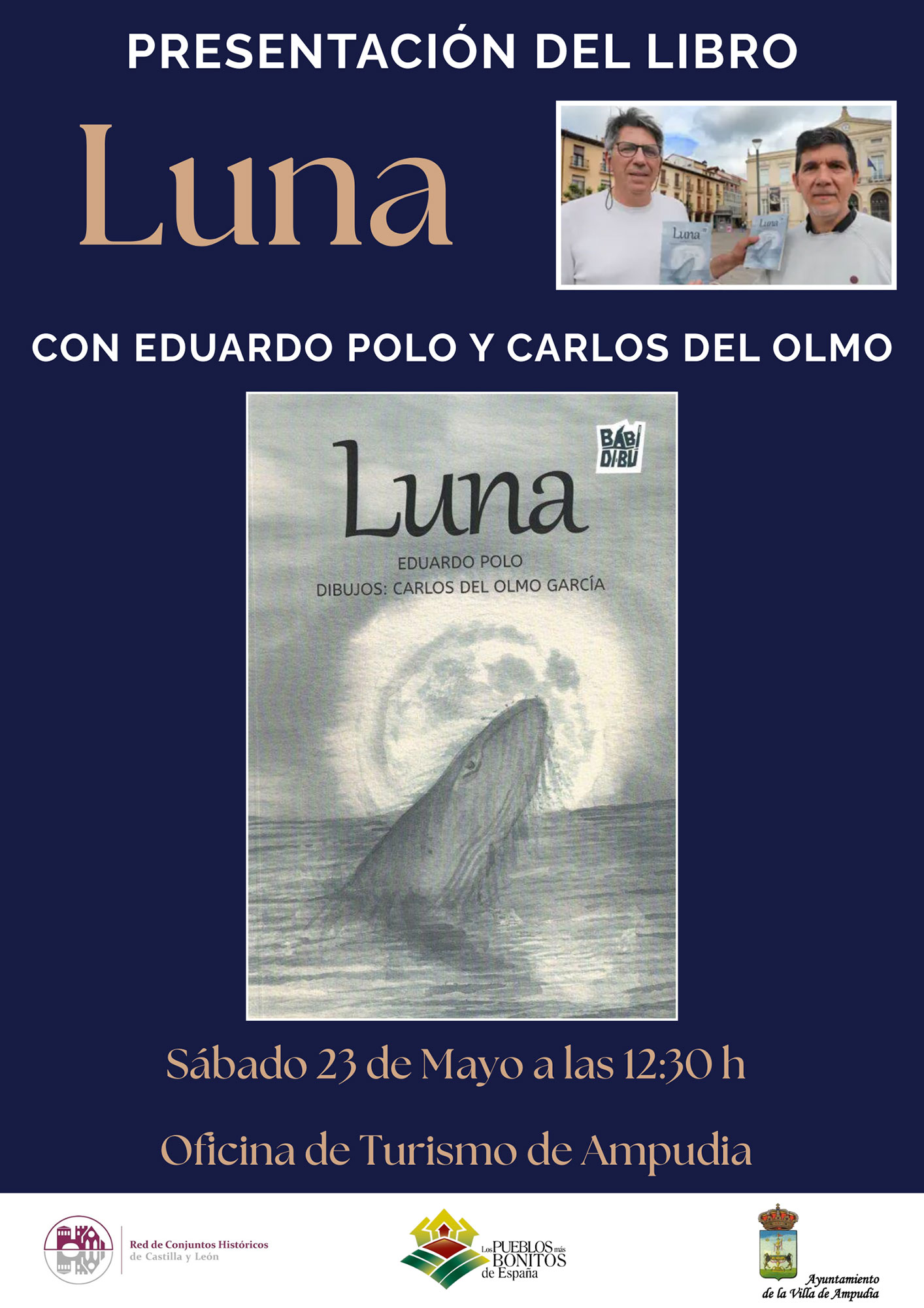 Presentación del libro: Luna con Eduardo Polo y Carlos del Olmo