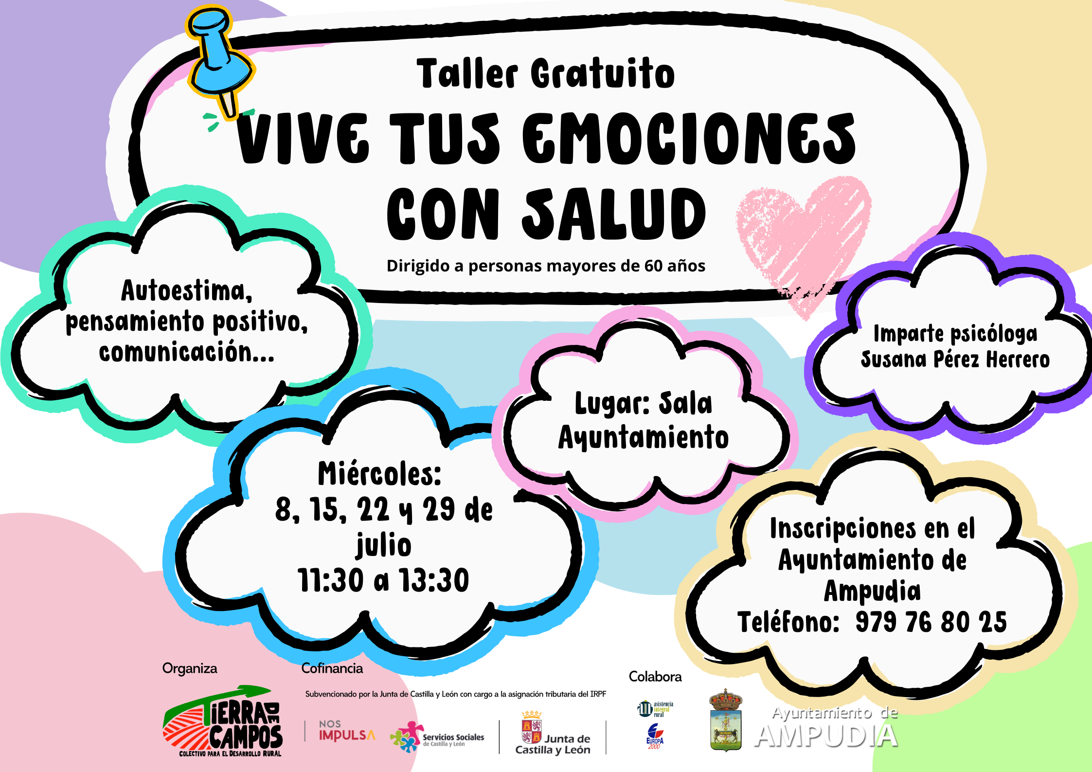 Taller gratuito: Vive tus emociones con salud