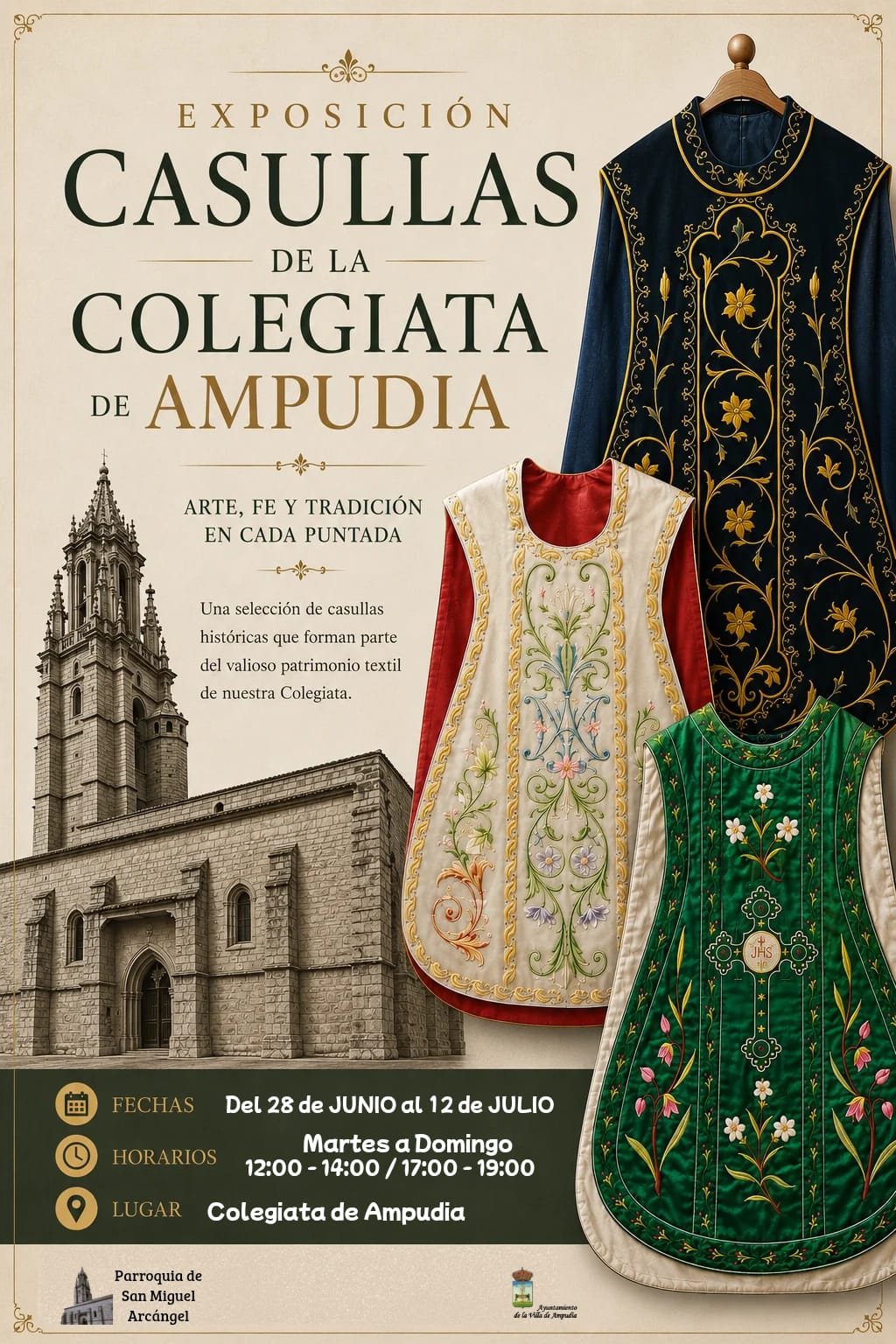 Exposición de Casullas de la Colegiata de Ampudia