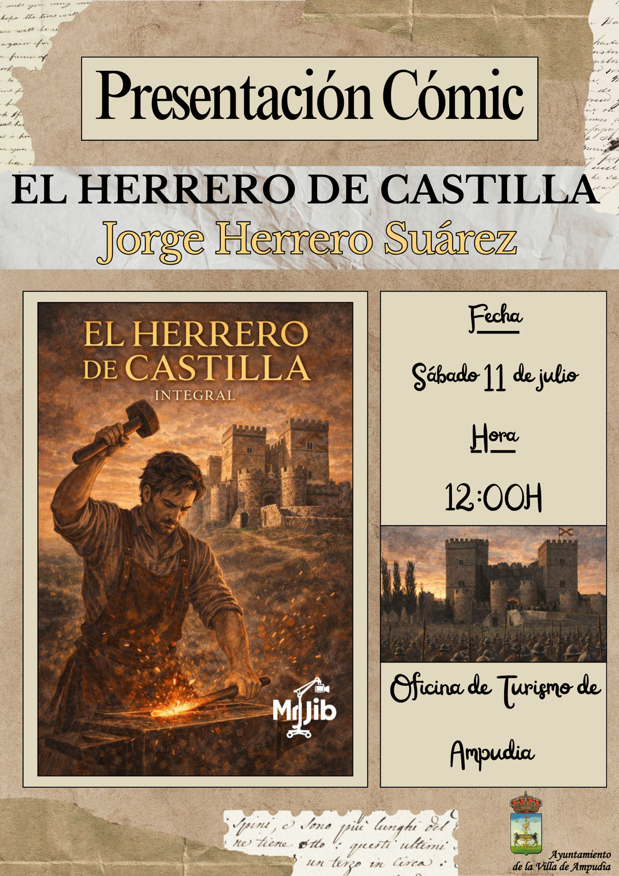Presentación del cómic: El Herrero de Castilla. Jorge Herrero Suárez