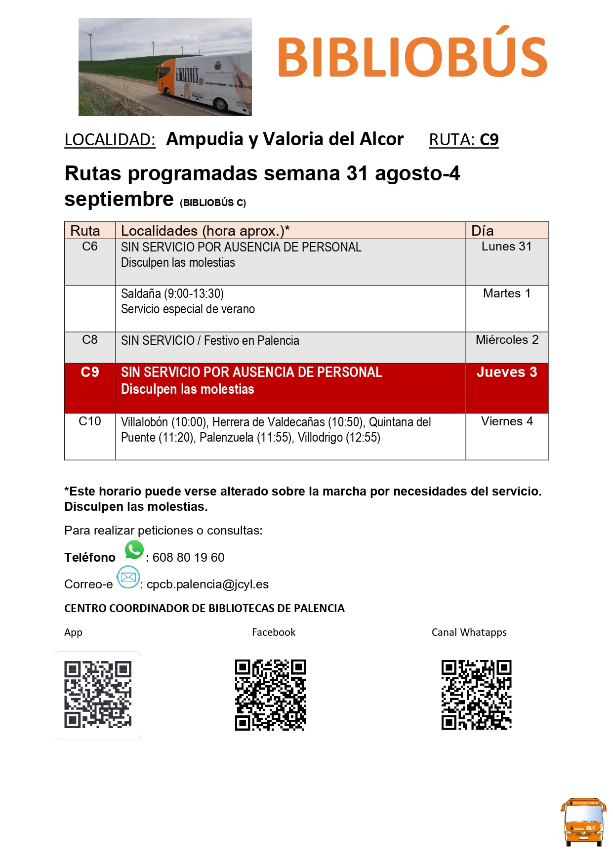 Servicio de Bibliobús